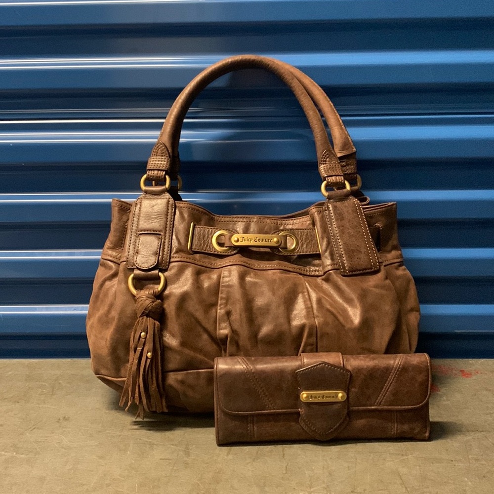 Brown Juicy Couture Leather Set
